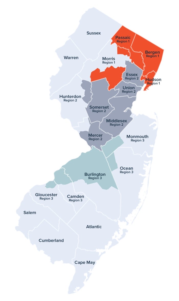 Engineered Solutions Tier 2 (Advanced Custom) Regional IC Map